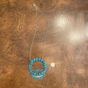 Turquoise and Silver Necklace